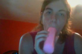 Me with a Pink Dildo