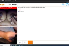 Omegle 6 - girl with massive boobs makes me cum
