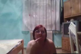 a wife on webcam