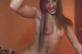 Beauty webcam girl show her great b
