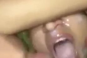 Latino twinks cum in friends mouth