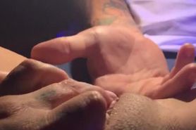 POV Fingering both G-Spots Shaking Orgasm