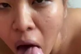 Ivey Thai Teen @ 18yo - Small Cum shot in my mouth - another disappointment