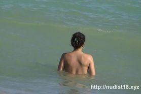 Nudist beach video of really sexy tight bitches being completely naked - video 1