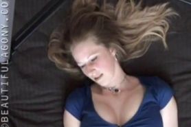 Beautiful Agony - BustyGirl Cums and Squeezes her Tits