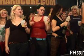 Hard core group sex in night club - video 11