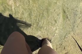 feet in mud