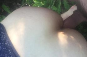 hot sex in public in the Park with a young guy