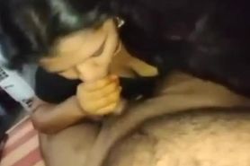 Indian wife soft blowjob