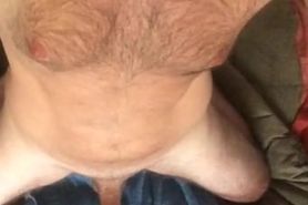 A summer afternoon stroke and cumshot with dirty talking and moaning