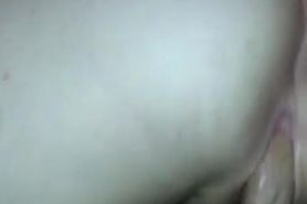 PAWG girlfriend rides and bounces on my cock
