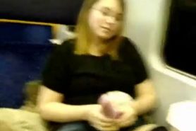 19 Years Old Masturbates In Train