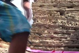 Wild tourists have mountain anal sex - video 1