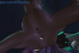 [MMD R18 Yuri] Vocaloid - Erotic Squatting Dance (By Efhedral)