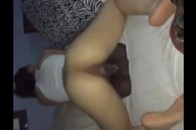White Girl With a Nice Ass Rides Her Black Toy