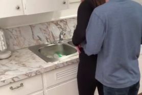 Thick MILF Gets Fucked at Kitchen Sink