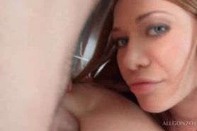 Teen hottie ass fucked and clitoris vibed in MFF threesome - video 1