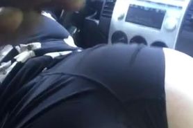Pawg hooker with meaty pussy throat bbc in car