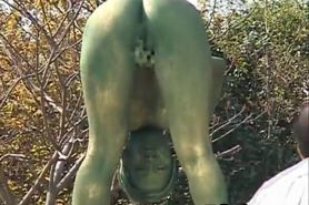 Free jav of Crazy Japanese bronze statue part6 - video 1