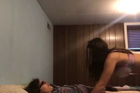 Amateur teen couple sexy fucking in homemade video - video 1