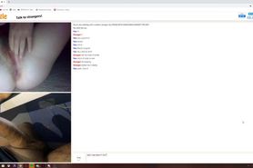 Hot teen masturbates for me and makes me cum on Omegle