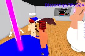 Roblox thot gets her cheeks clapped