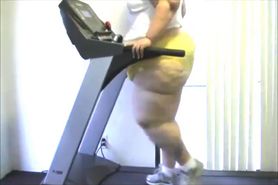 Gigantic bbw ass workout