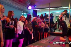 Kinky chicks get totally crazy and stripped at hardcore party