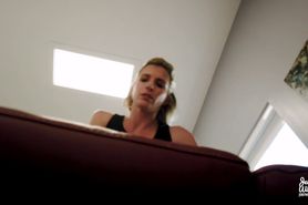 Fucking my Step Mom in the Ass while she is Stuck to the Couch - Cory Chase
