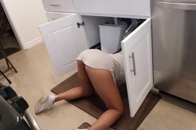 Little Asian Stepsister Gets Stuck And Fucked