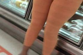 Orange Pants Camel Toe Slut