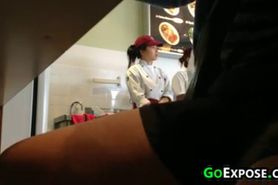 Jerking Off At An Asian Restaurant