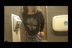 Bathroom masturbation