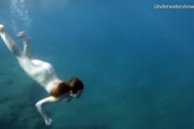 Tenerife underwater swimming hot ginger