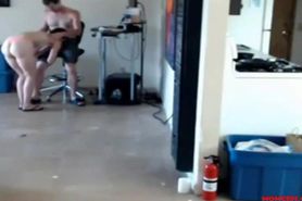 Sexy curvy mother fucks son in garage! SO HOT AND REAL