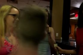 Amateur Babes Flashing Titties During Money Talks Stunt