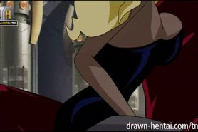 DRAWN HENTAI - Justice League Porn - Canary fucked in a Flash