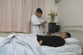 Japanese female doctor gets some hot sex part1