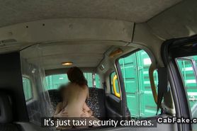 Redhead amateur babe fucked in fake taxi - video 1