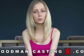 Anal penetrating blonde teen in casting
