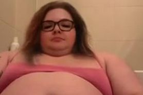 BBW Sissy Pisses All Over Herself