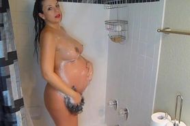 my wife bathing
