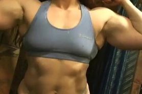 Perfect muscle girl