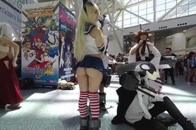 Shimakze Shows Off Her Cute Butt at Anime Expo 2018