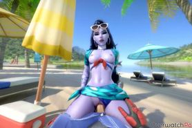 Hot Overwatch heroes get naughty and take it from behind
