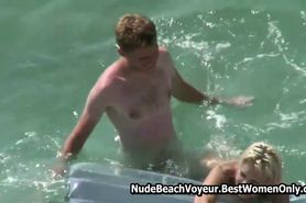 KamaSutra At Nude Beach Couples Fucks In Sea Spycam