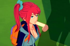 Pokemon - Skyla Challenges you to Creampie her Multiple Times