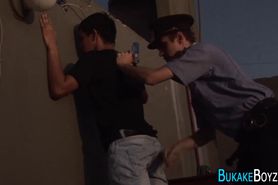 Gay twink gets railed and sucks