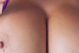 Iryna huge tits dildo suck