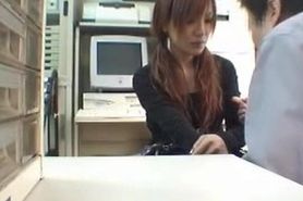 Asian Teen Caught Stealing In Store Fucked Security Man